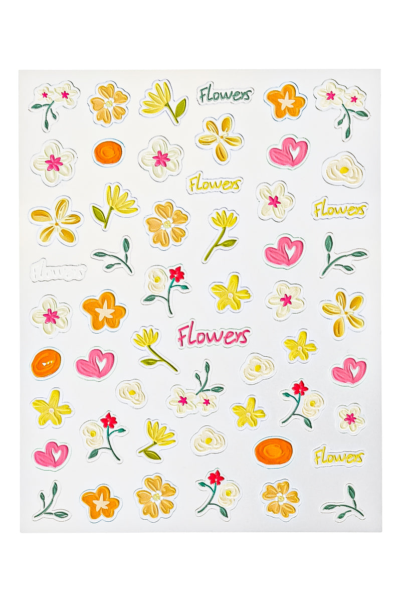 Floral Summer - 3D Sticker thumbnail